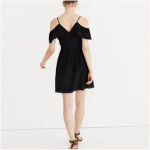 Madewell Black Silk Dress